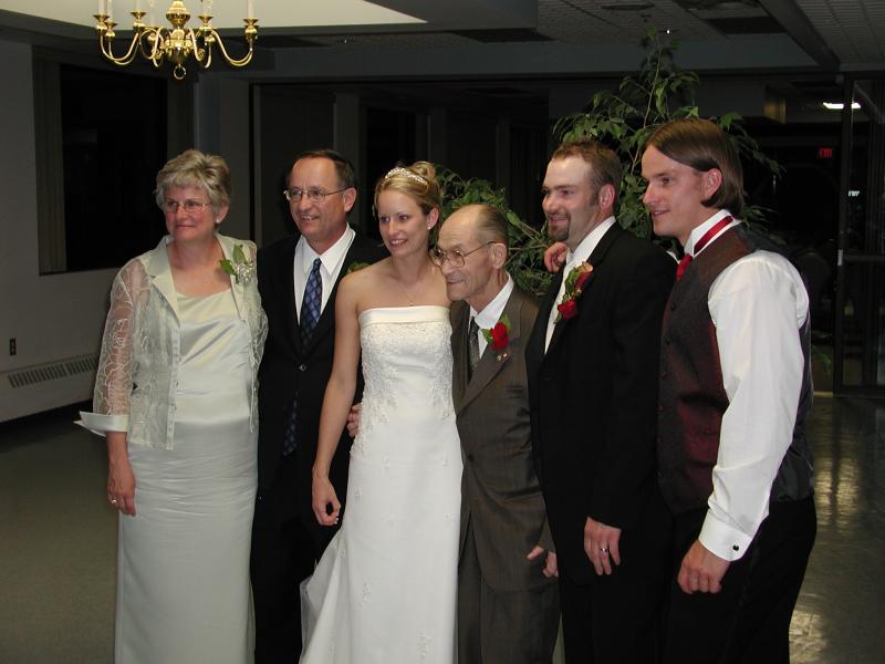 Kristina's family, father-in-law and son-in-law.
