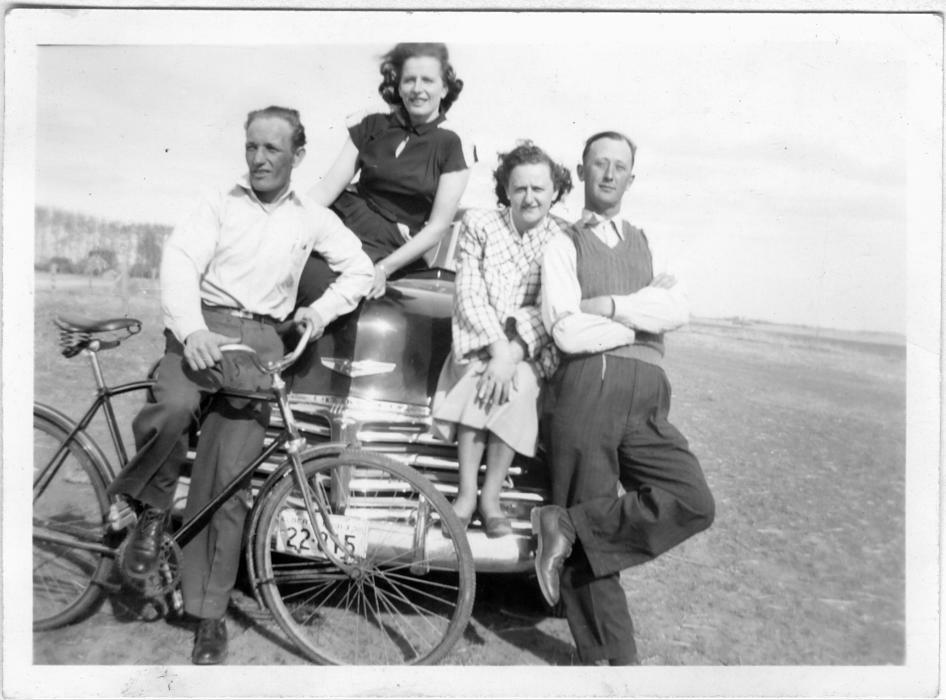 Friend of Frank, Sophie, unknown person, John