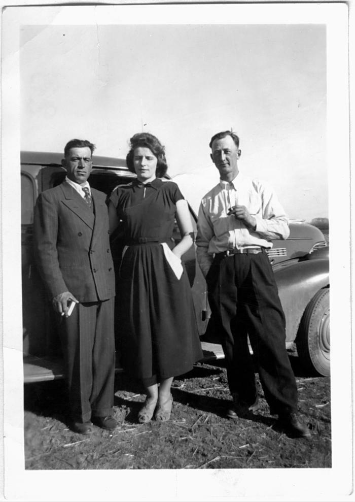 Unknown person, Sophie, & John